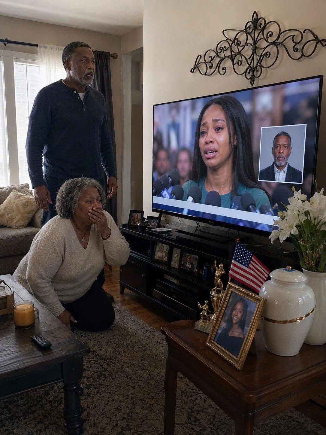 My mother spent seven years praying to my de:ad sister. Yesterday, I saw her alive on national television… accusing a man of kid:napping her. When they showed the photo of the suspect, my mother fainted. It was my father.