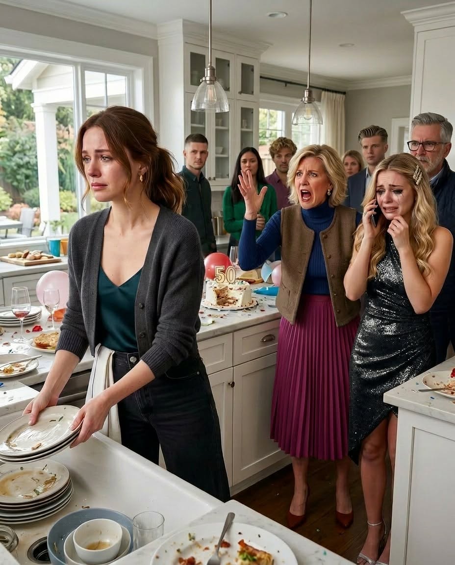 My parents forced me to cook and clean all weekend for my sister’s party with 50 guests.
