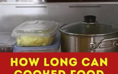How long can cooked food stay in the refrigerator?