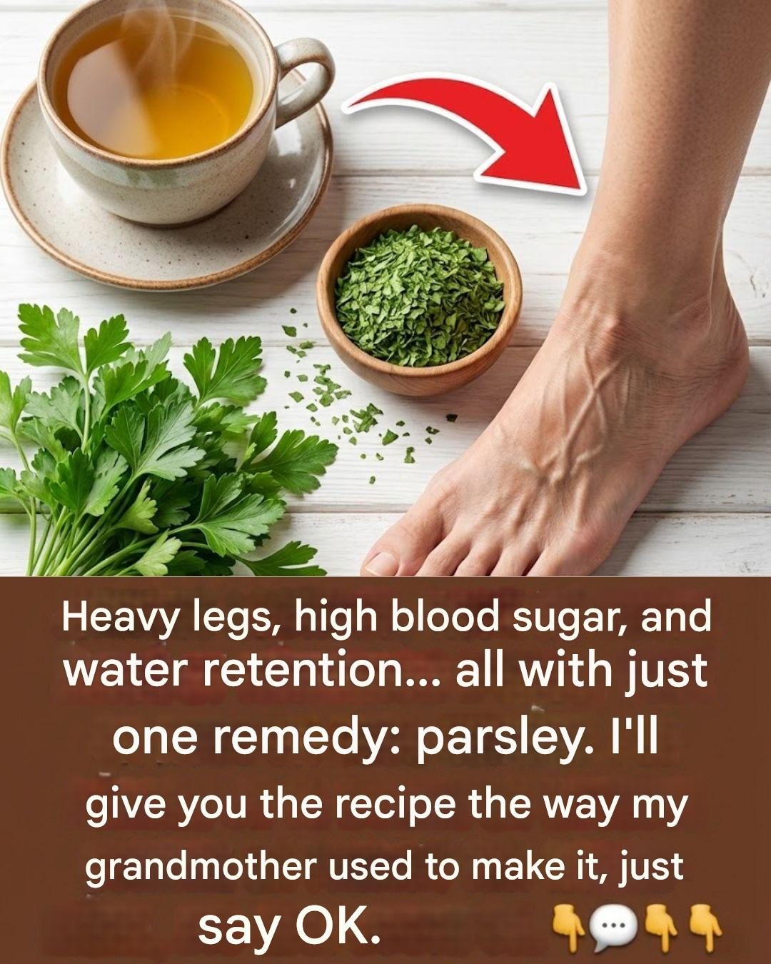 Parsley: the simple remedy our grandmothers used for heavy legs and water retention