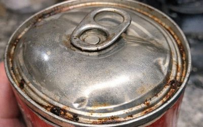 Pulled a can of soup and the lid looked puffed and dented. Is it still safe to open