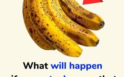 What will happen if you eat a banana that already has spots?