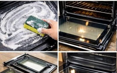 Dirty oven glass: the natural solution to make it shiny and clean as before