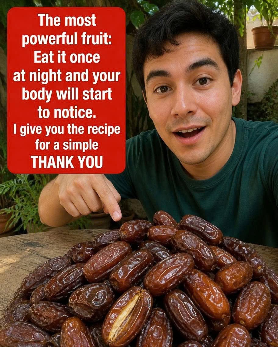 The most powerful fruit: Eat it once at night and your body will start to notice… You’ll love this recipe. 👇 To keep receiving my recipes, just say