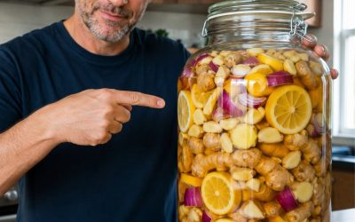 The best homemade natural recipe to boost your immune system and increase your energy in just 7 days! 🌿 All you need is ginger, onion, garlic,