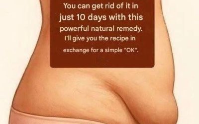 Say goodbye to a flabby belly! Natural remedy to transform your abdomen in 10 days