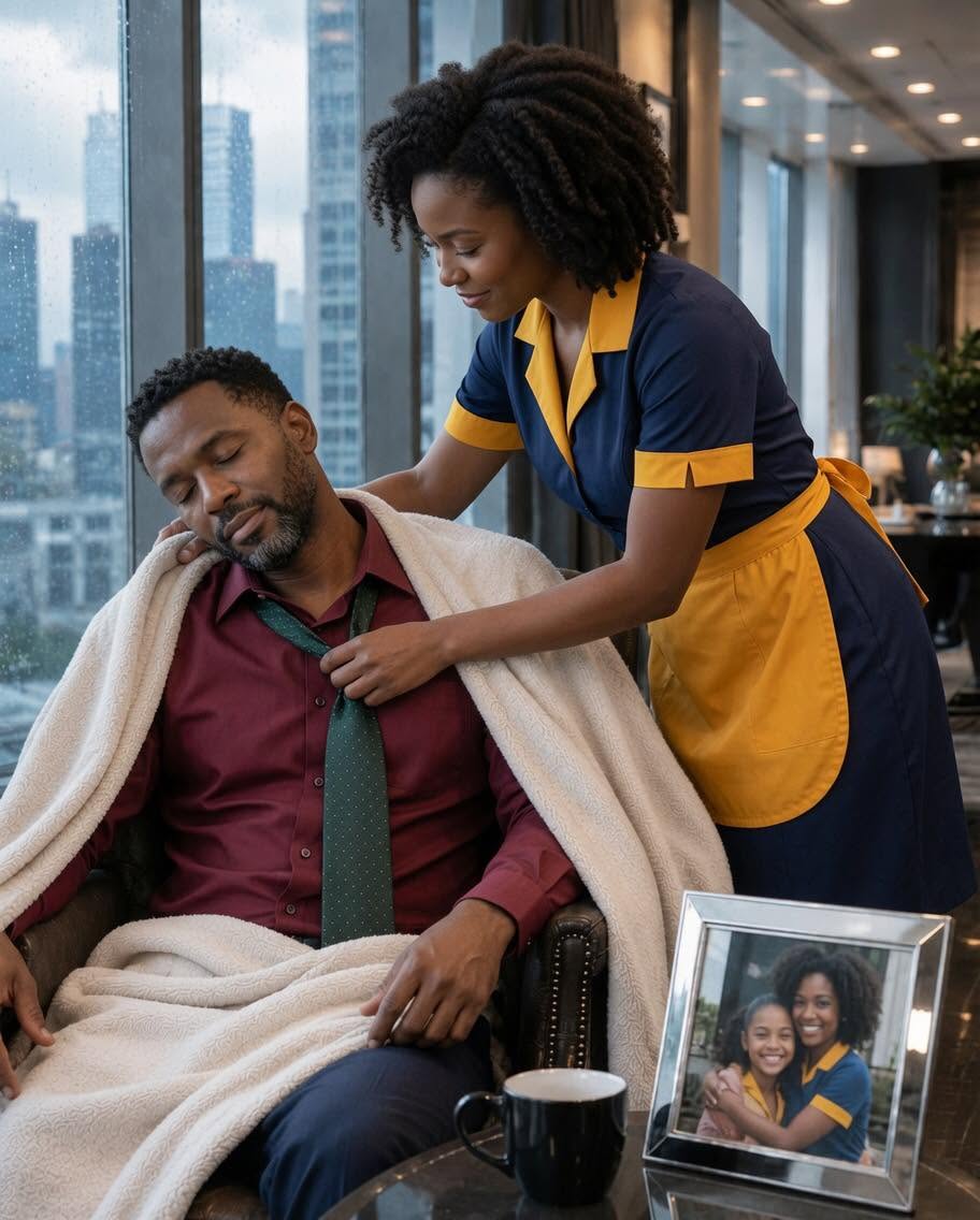 The Billionaire Pretended to Be Asleep to Test His New Maid… But What She Did Left Him Completely Speechless