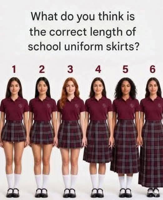 What Do You Think Is the Right Length for School Uniform Skirts?