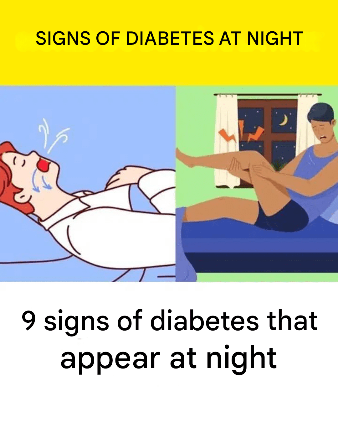 9 Signs of Diabetes That Appear at Night 9 Signs of Diabetes That Appear at Night