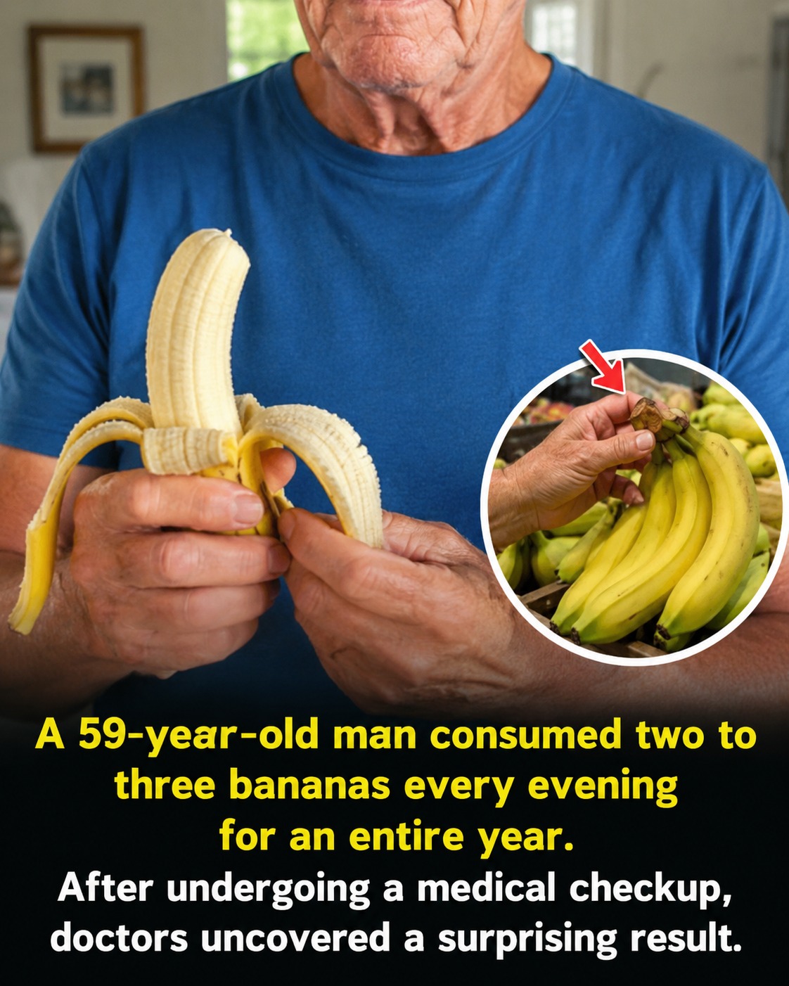 What Happened When a 59-Year-Old Man Ate 2-3 Bananas Every Evening for a Year? Doctors’ Shocking Discovery see..