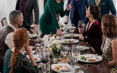 “Apologize to my sister or get out of my house!” my husband ordered at dinner. I rose, faced her, and calmly delivered one sentence that shattered three marriages—including the one I thought was forever.